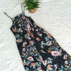 Band of Gypsies floral boho festival maxi dress with shorts